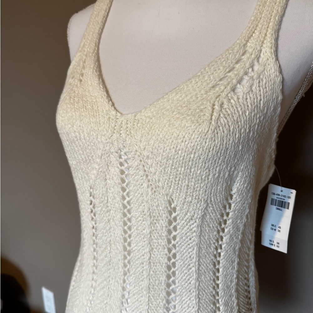 Abercrombie white Knit Women's Top size small